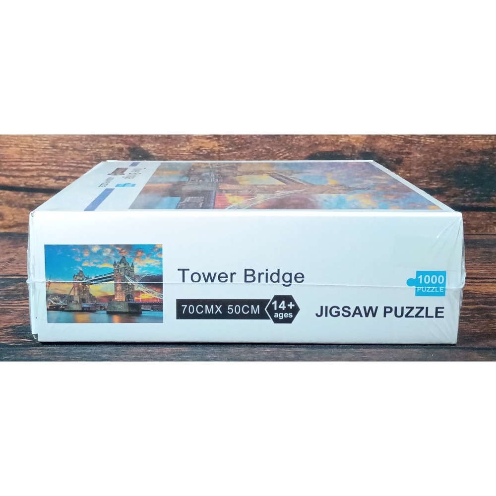 Tower Bridge London 1000‎ Piece Jigsaw Puzzle Sunset Scene AA168-11 New Sealed - Picture 6 of 6